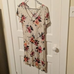 Floral mini dress